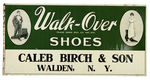 "WALK-OVER SHOES" TIN ADVERTISING SIGN.