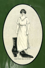 "WALK-OVER SHOES" TIN ADVERTISING SIGN.
