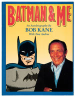 “BATMAN & ME” BOB KANE BOOK AUTOGRAPHED TO FRANK FRAZETTA.