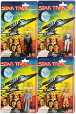 "STAR TREK: THE MOTION PICTURE" MEGO ACTION FIGURE LOT OF FIVE.