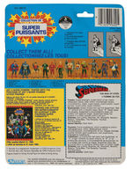 "SUPER POWERS" SUPERMAN & SHAZAM (CAPTAIN MARVEL) CARDED ACTION FIGURE PAIR.