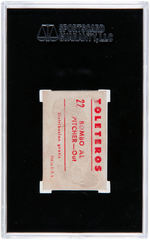 1949-50 TOLETEROS LEON DAY SGC 10 POOR 1.0 (RICHARD MERKIN COLLECTION).