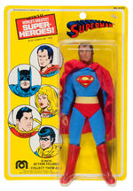 "SUPERMAN" CARDED MEGO ACTION FIGURE.