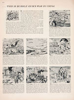 "HORRORS OF WARS" EXTENSIVE GUM CARD LOT AND LIFE MAGAZINE W/RELATED ARTICLE.