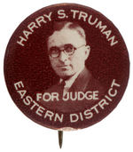 HARRY TRUMAN FIRST EVER ELECTION BUTTON FROM 1922.