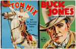 "TOM MIX & BUCK JONES" BIG BIG BOOK PAIR.