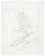 CARL BARKS ORIGINAL CONCEPT ART FOR UNCLE SCROOGE PAINTING.