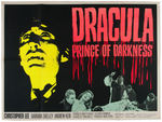 "DRACULA: PRINCE OF DARKNESS" MOVIE POSTER & PRESSBOOK.