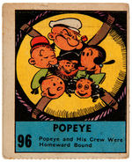"POPEYE BIG LITTLE BOOK" STRIP CARDS.