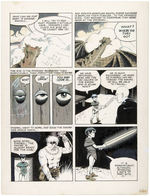WALLY WOOD "THE WIZARD KING TRILOGY" COMIC BOOK PAGE ORIGINAL ART.