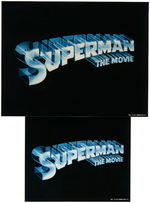 "SUPERMAN: THE MOVIE" DELUXE LOBBY CARD SETS.