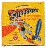 “SUPERMAN KRYPTON ROCKET” BOXED SET.