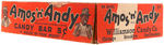 "AMOS 'N' ANDY CANDY BAR" COUNTERTOP DISPLAY BOX.