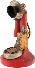 SNOW WHITE & DOPEY N.N. HILL TOY CANDLESTICK TELEPHONE.