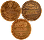 MARVEL SUPER HEROES COLLECTOR BRONZE MEDALLIONS COIN SET.