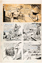 "THE PHANTOM" GOLD KEY COMIC BOOK ORIGINAL PAGE ART.