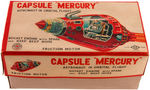 "CAPSULE 'MERCURY' -  ASTRONAUT IN ORBITAL FLIGHT" BOXED FRICTION TOY.