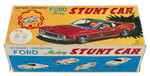 "FORD MUSTANG STUNT CAR" BOXED BATTERY-OPERATED CAR.