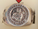 SUPERMAN "SUPERMEN OF AMERICA RING COLLECTION" LIMITED EDITION REPRODUCTION RING SET.