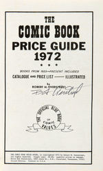 OVERSTREET "THE COMIC BOOK PRICE GUIDE" SIGNED BOOK LOT.