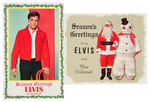 ELVIS PRESLEY GROUP OF FOUR CHRISTMAS CARDS.