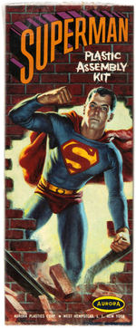 "SUPERMAN" AURORA FACTORY-SEALED MODEL KIT.