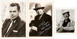 HOLLYWOOD ACTORS SIGNED PHOTO TRIO.