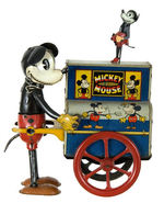 "MICKEY MOUSE" HURDY GURDY CLASSIC WIND-UP TOY BY DISTLER, GERMANY.
