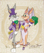 BUGS BUNNY & BRIDE LIMITED EDITION CEL SIGNED BY CHUCK JONES.
