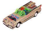 FOREIGN GOLD VARIETY “BATMOBILE PISTON BATTERY OPERATED VEHICLE.”