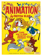 "ANIMATION" PRESTON BLAIR CARTOON TECHNIQUE BOOK.