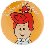THE FLINTSTONE KIDS GROUP OF FOUR 1987 PIZZA HUT GIVE-AWAY BUTTONS.