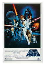 "STAR WARS" STYLE C ONE-SHEET MOVIE POSTER.