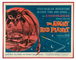 "THE ANGRY RED PLANET" FRAMED HALF-SHEET MOVIE POSTER.