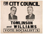 FOUR SOCIALIST PARTY ITEMS CALIFORNIA, PENNSYLVANIA AND NEW YORK 1934, 1936, 1948.