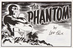 "THE PHANTOM" ORIGINAL SUNDAY PAGE ART LOT.