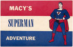 "MACY'S SUPERMAN ADVENTURE" STICKER.