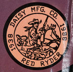 "RED RYDER 50TH ANNIVERSARY DAISY BB GUN" STORE DISPLAY.