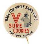 VICTORY COOKIES "FOR UNCLE SAM'S BOYS."