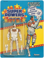 "SUPER POWERS" CYBORG CARDED ACTION FIGURE.