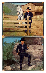 "HOPALONG CASSIDY INLAID 4 TELEVISION PUZZLES" BOXED SET.