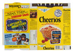 CHEERIOS "STAR TREK: THE MOTION PICTURE" FILE COPY CEREAL BOX FLAT TRIO.