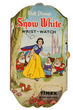 "WALT DISNEY'S SNOW WHITE WRIST-WATCH" RARE BOXED TIMEX WATCH.