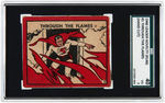SUPERMAN LEADER NOVELTY CANDY CO. CARD #1 SGC 40 VG 3.