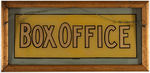 MOVIE THEATER "BOX OFFICE" SIGN.