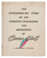 RITA HAYWORTH IN  “COVER GIRL” MOVIE EXHIBITOR PROMOTIONAL BOOK.
