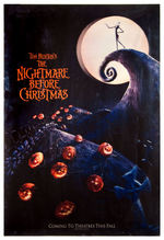 "TIM BURTON'S NIGHTMARE BEFORE CHRISTMAS" LENTICULAR MOVIE POSTER.