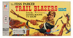 "THE FESS PARKER TRAIL BLAZERS GAME - FROM THE DANIEL BOONE T.V. SHOW" IN UNUSED CONDITION.