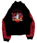 "IT'S ONLY ROCK 'N' ROLL" JACKET WITH RICK GRIFFIN-DESIGNED LOGO BACK PATCH.