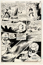"GREEN LANTERN" #63 COMIC BOOK PAGE ORIGINAL ART.